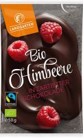 Fairtrade Schokolade Landgarten Himbeere Zartbitter