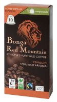 Kaffa Espresso Kapseln Bonga Red Mountain kompostierbar