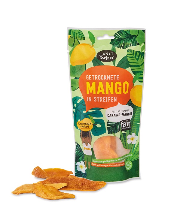 Weltpartner getrocknete Mangos in Streifen