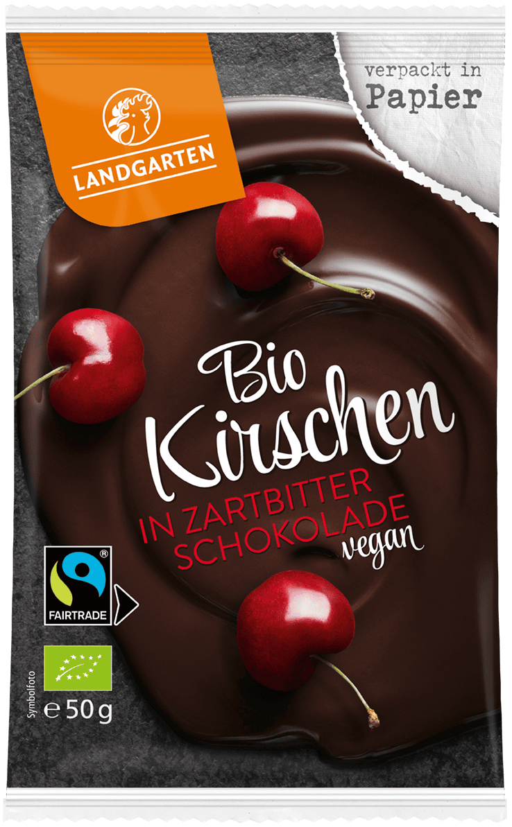 Landgarten Kirschen in Zartbitterschokolade