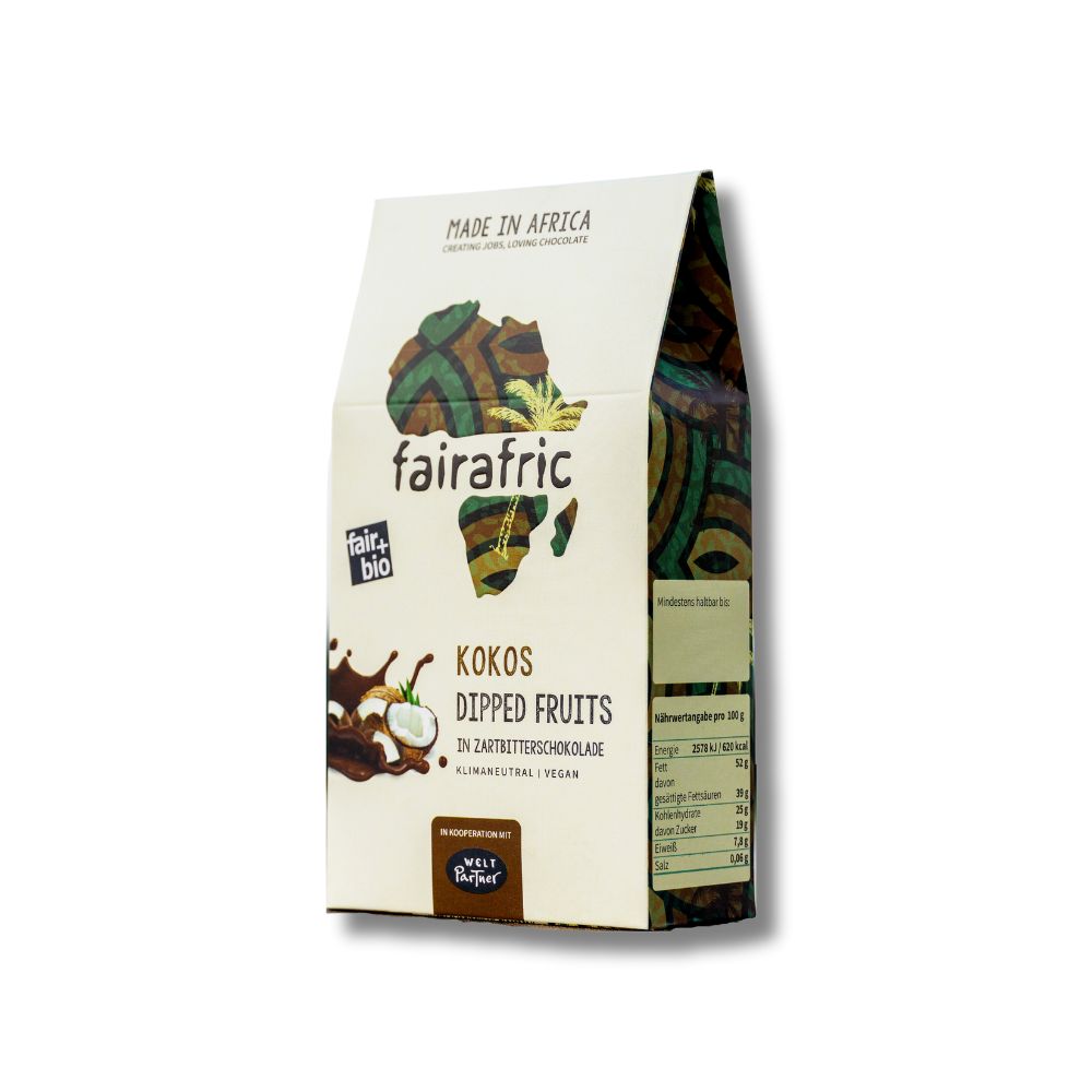 Fairafric Dipped Fruits Kokos