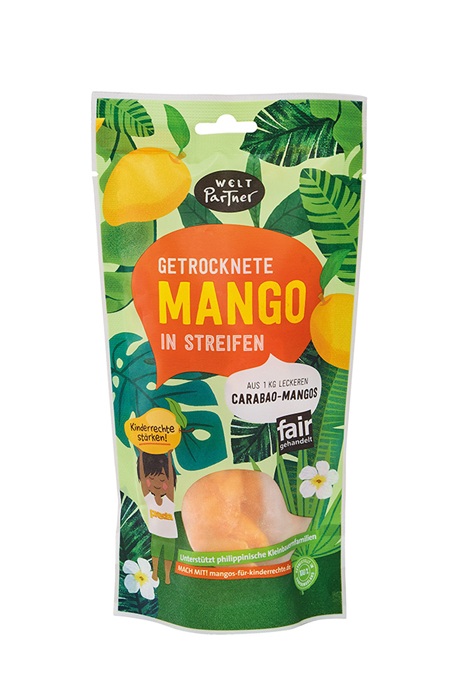 Weltpartner getrocknete Mangos in Streifen
