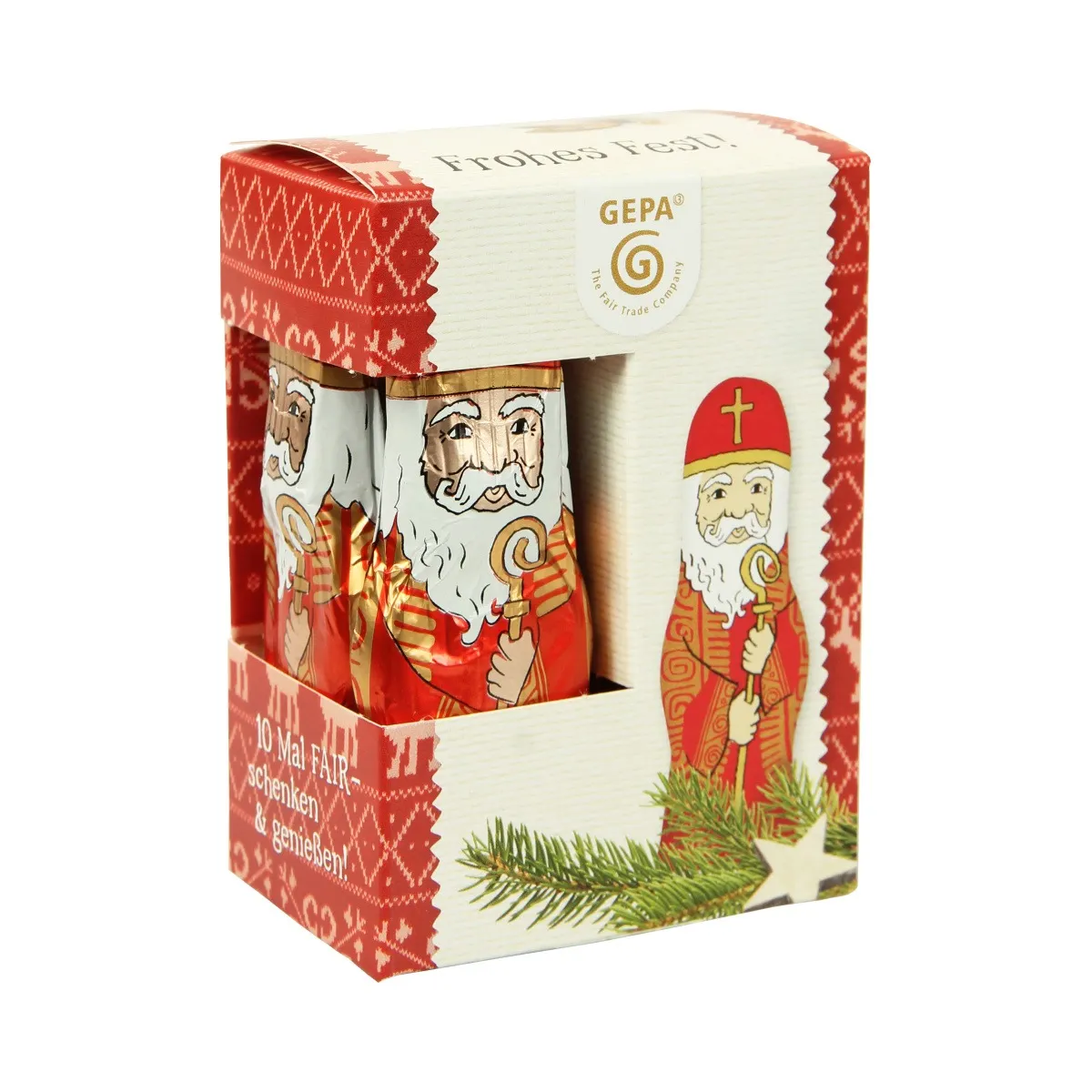GEPA Bio Schoko Nikolaus 10er Set