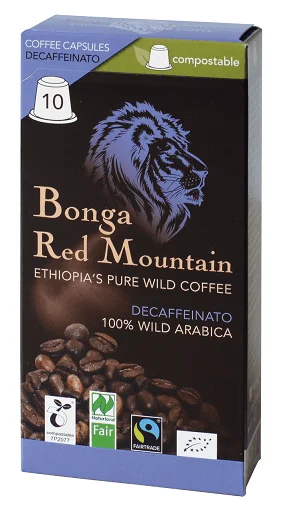Kaffeekapseln Bonga Red Mountain Decaffeinato 120er Set