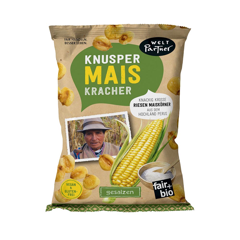 Weltpartner Knusper Mais Kracher gesalzen