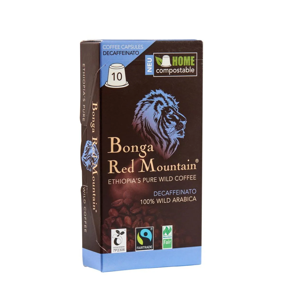 Kompostierbare Kapseln Decaffeinato Bonga Red Mountain