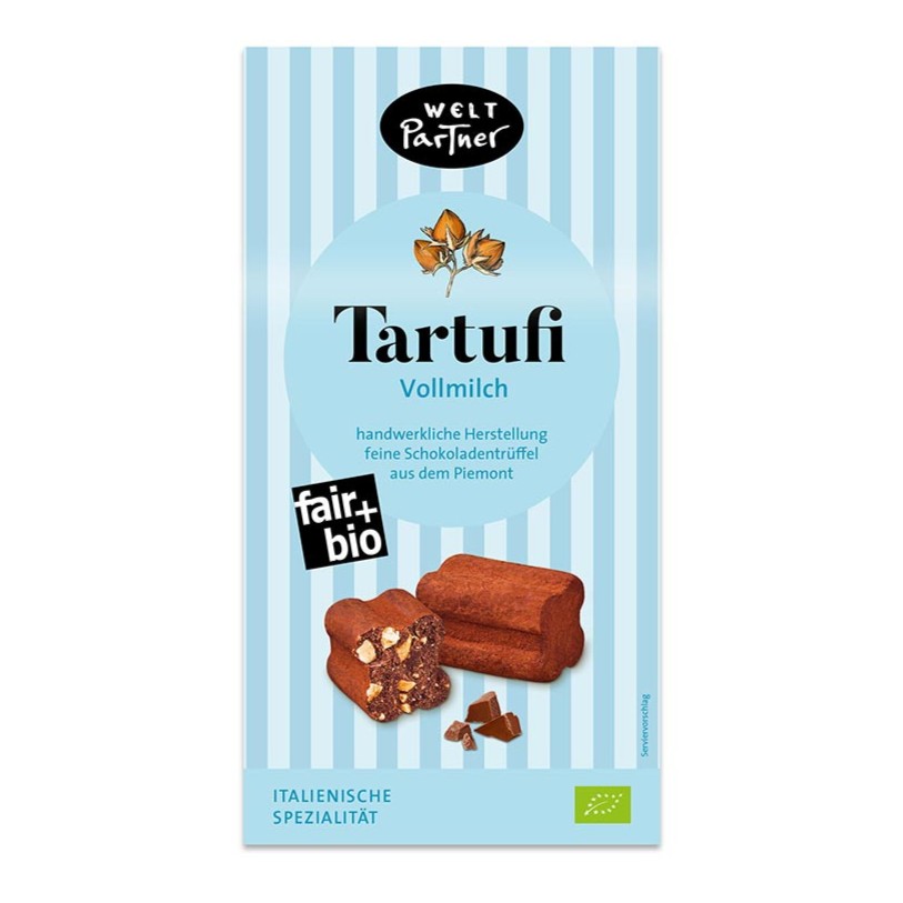 Weltpartner Tartufi Vollmilch Cacao 32%