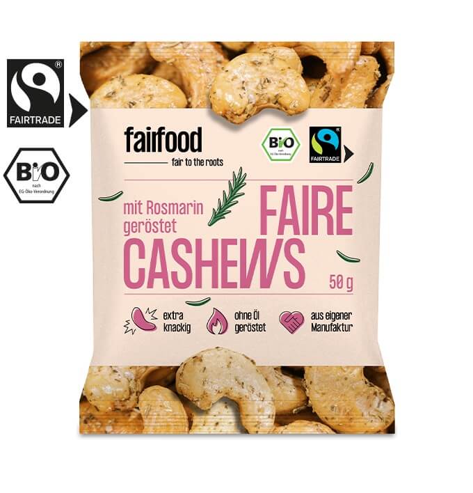 Cashewkerne mit Rosmarin und Thymian im Snackbag