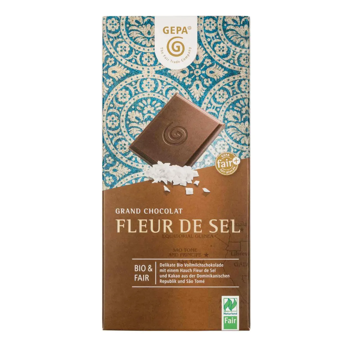 GEPA Bio Schokolade Vollmilch Fleur de Sel