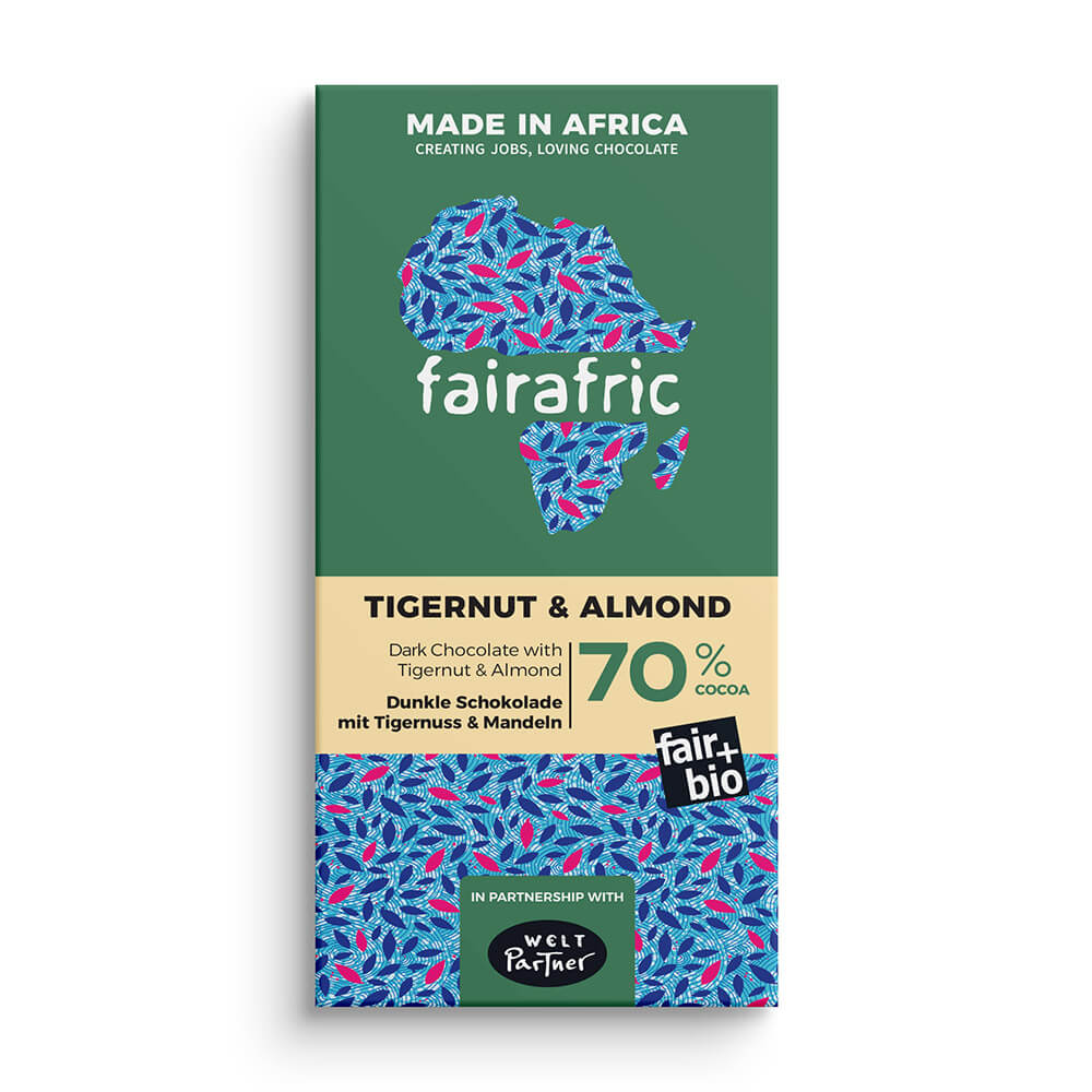 Fairafric Bio-Schokolade mit Tigernuss & Mandel