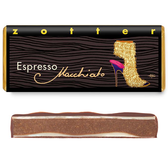 Zotter Fairtrade Schokolade Espresso Macchiato