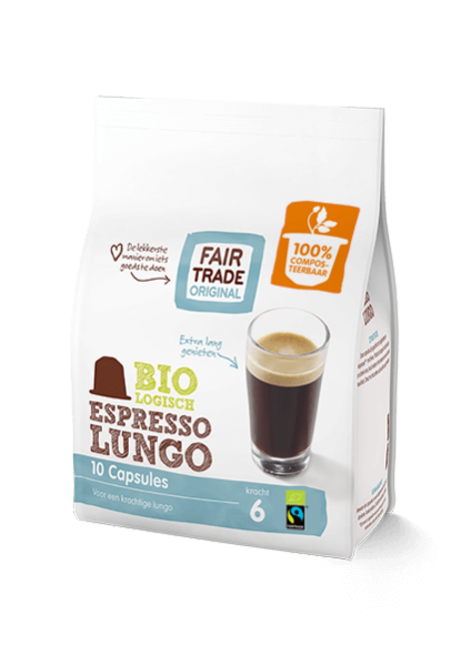 fair trade original espressokapseln lungo kompostierbar