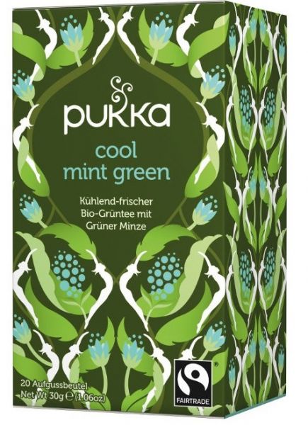 Fairtrade Tee Pukka Cool Mint Green