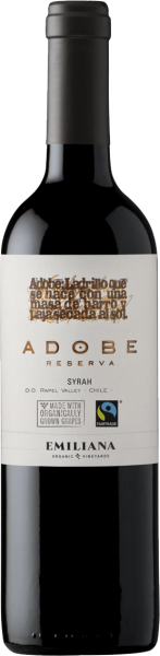Fairtrade Wein Emiliana Organico Adobe Syrah
