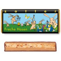 Zotter Fairtrade Schokolade Freche Hasen