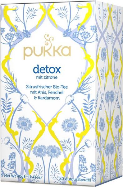 Pukka Tee Detox mit Zitrone