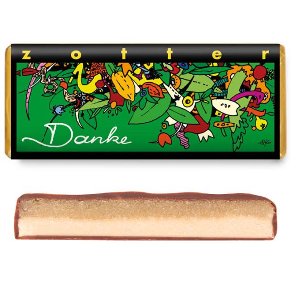 zotter handgeschöpft danke