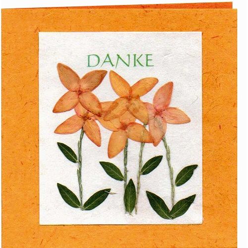 Grußkarte Danke