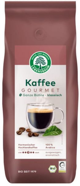 Lebensbaum Gourmet Kaffee klassisch Bohne 1kg