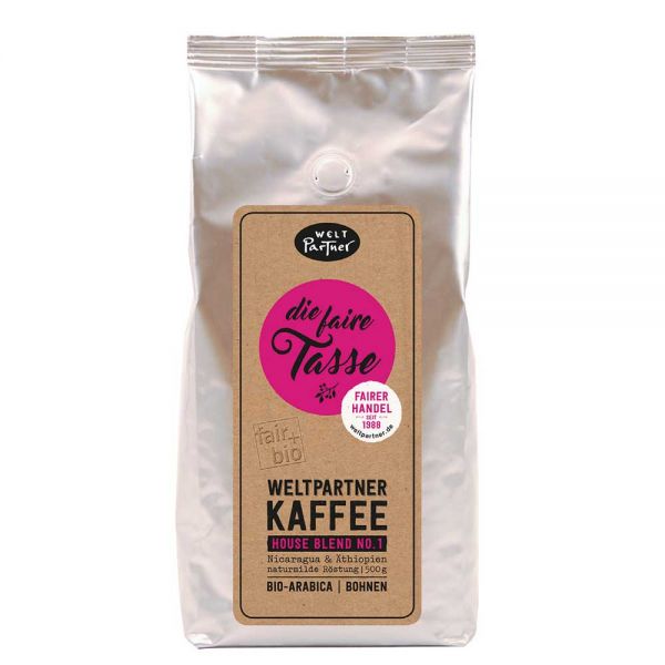 Weltpartner Kaffee die faire tasse 500g