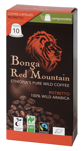 Bonga Red Mountain Ristretto Kapseln kompostierbar