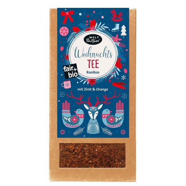 Weltpartner Weihnachtstee Rooibos Orange Zimt