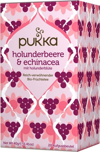 Pukka Tee Holunderbeere Echinacea