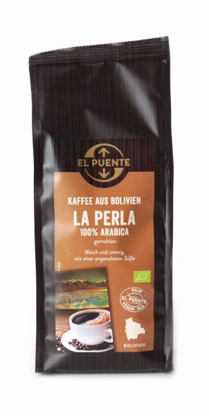 Arabica Kaffee Bolivien La Perla gemahlen