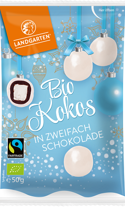 Landgarten Bio Kokos in zweifach Schokolade