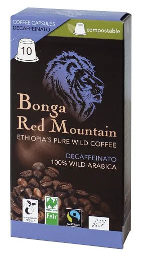 Bonga Red Mountain Kaffeekapsel entkoffeiniert