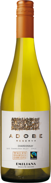 Fairtrade Wein Emiliana Organico Adobe Chardonnay