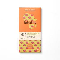 fairafric bio schokolade zartbitter 70 kakaonibs verpackt