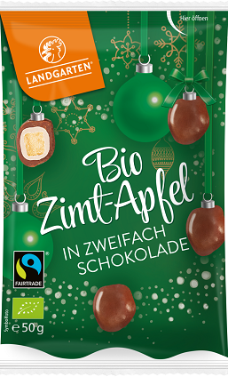 Landgarten Zimt Apfel in zweifach Schokolade