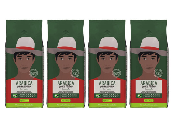 rapunzel arabica heldenkaffee bohne 4kg
