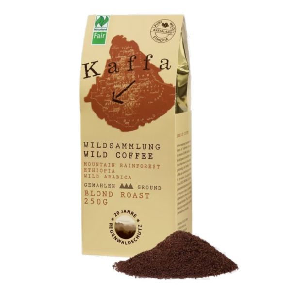 Kaffa Fairtrade Wildkaffee mild gemahlen