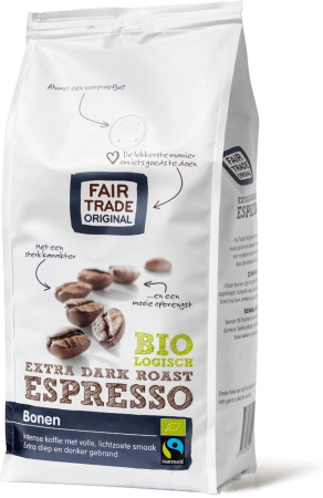 fair trade original espresso bohne extra dark roast