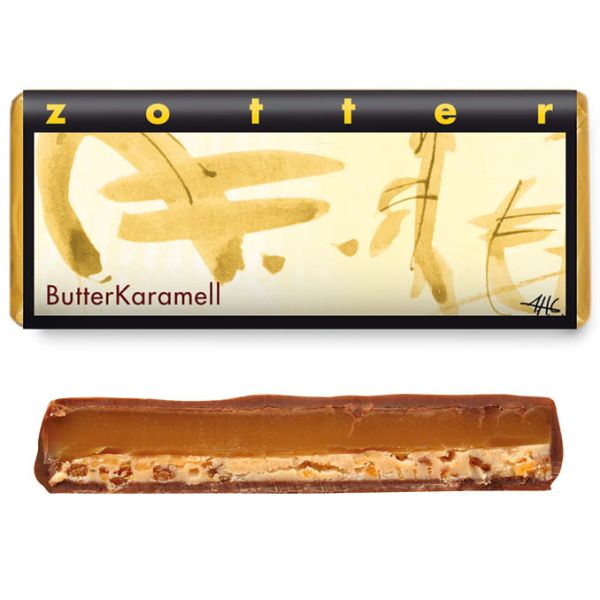 zotter handgeschöpft butter karamell