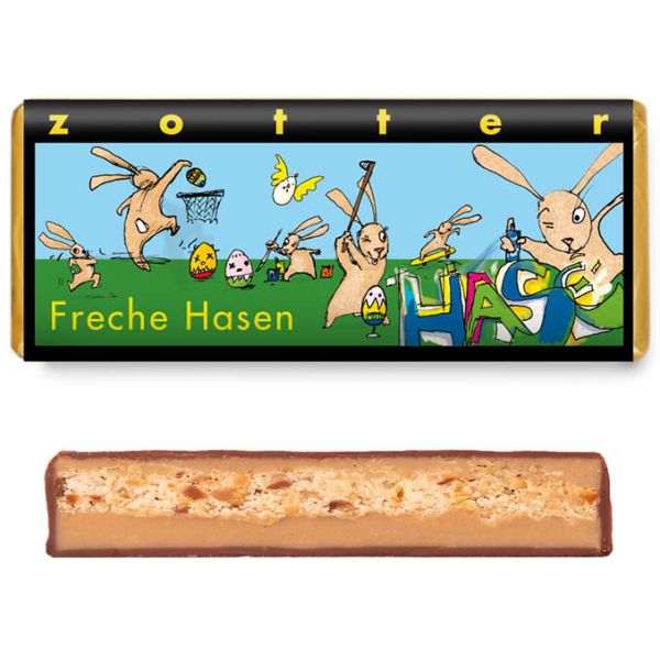 Zotter Schokolade Freche Hasen