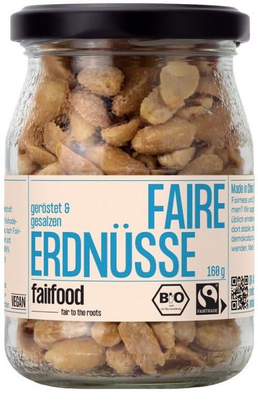 fairfood erdnüsse geröstet gesalzen