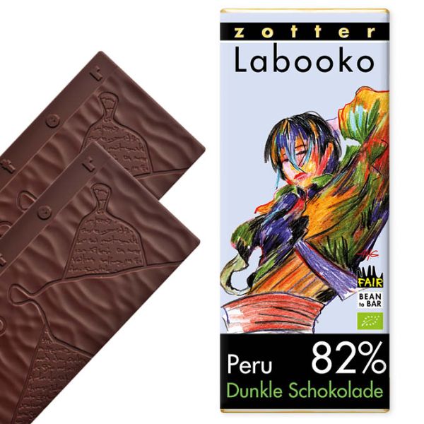Fairtrade Schokolade Labooko 82% Peru