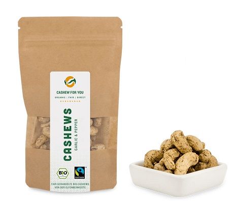 cashew knoblauch pfeffer bio fairtrade