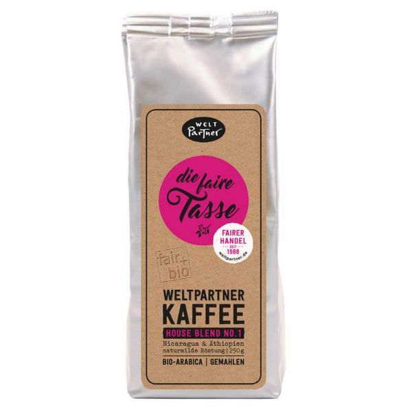 Weltpartner Kaffee die faire tasse 250g