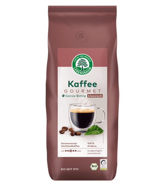 Lebensbaum Gourmet Kaffee klassisch Bohne 1kg