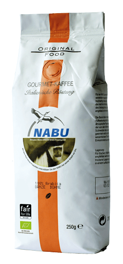 Original Food Nabu Kaffee ganze Bohne 250g