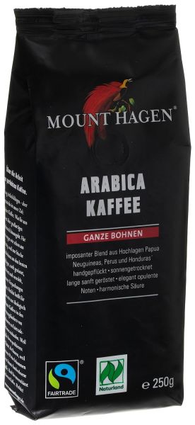 Mount Hagen Fairtrade Röstkaffee ganze Bohne
