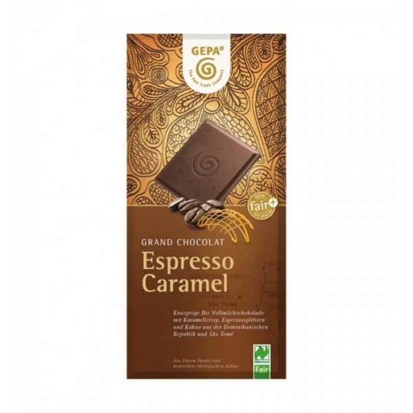 Gepa Bio Schokolade espresso karamell