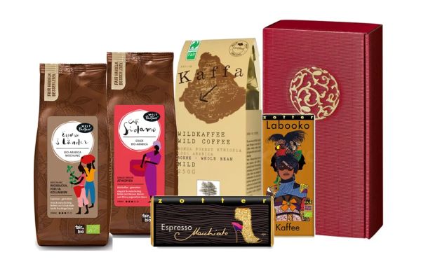 geschenkset kaffee gemahlen bohne
