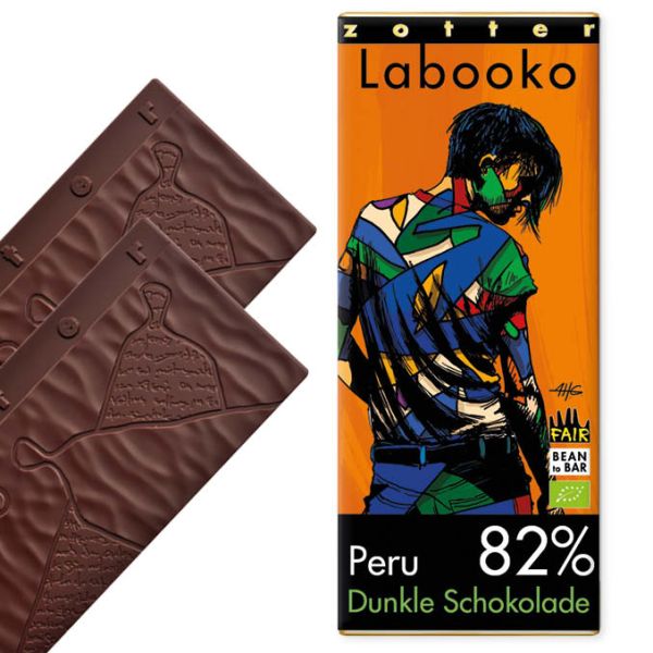 Fairtrade Schokolade Labooko 82% Peru
