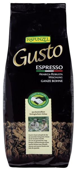 rapunzel espresso gusto italiana bohne 1kg