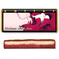 Zotter Schokolade handgeschöpft Himbeer Kokos